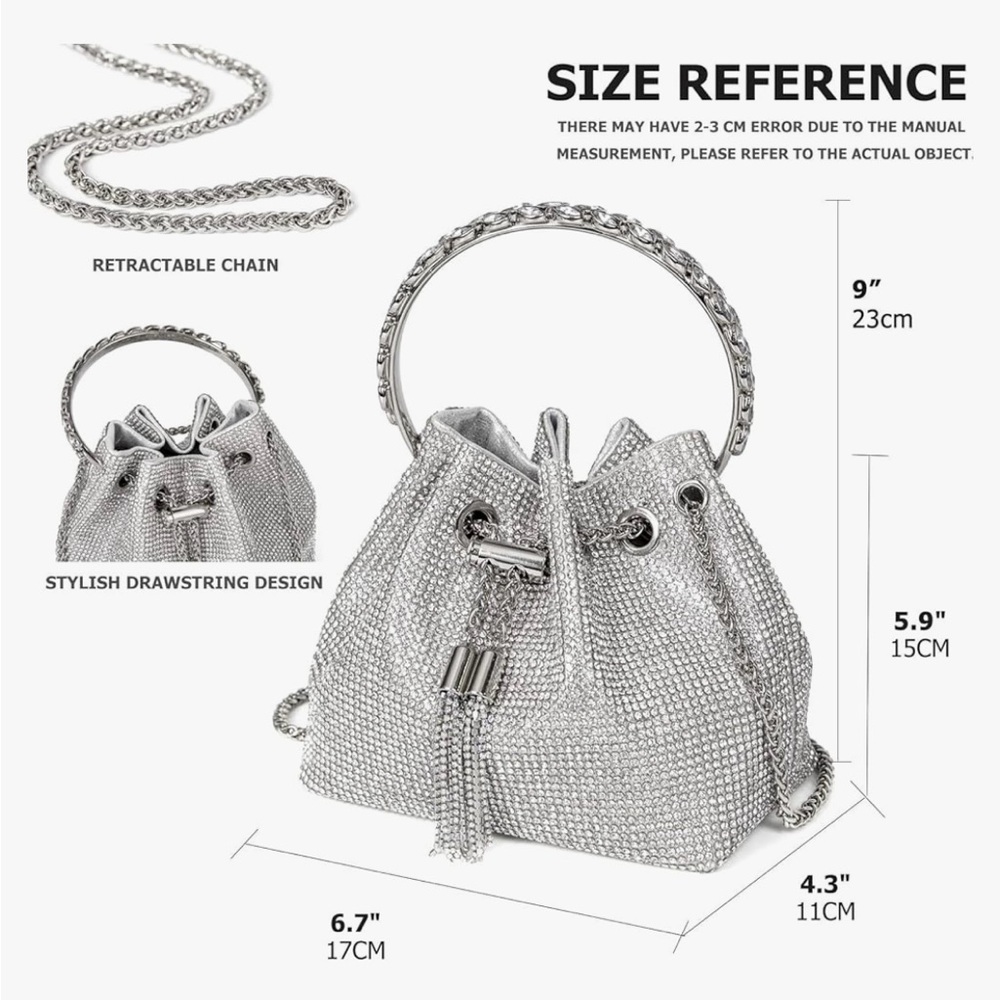 Bling Crystal Rhinestone Purse - Picture 5 of 6